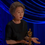 Youn Yuh-jung wins best Oscars speech