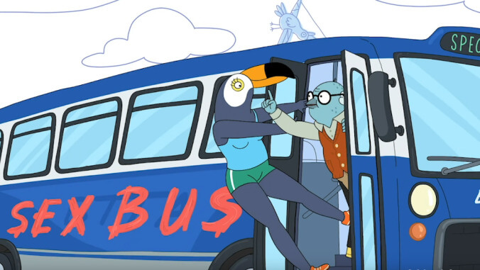 All aboard the "sex bus," Tuca & Bertie returns on Adult Swim this June