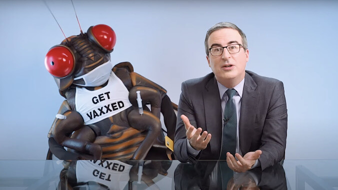 John Oliver knows facts won't sway the unvaccinated, but he tries anyway, bless him