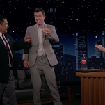 Rob McElhenney does shots while telling Jimmy Kimmel about getting high with Snoop