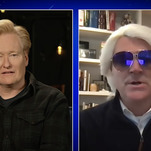 Conan chases down irate alleged horse-doper and cancel culture critic Bob Baffert