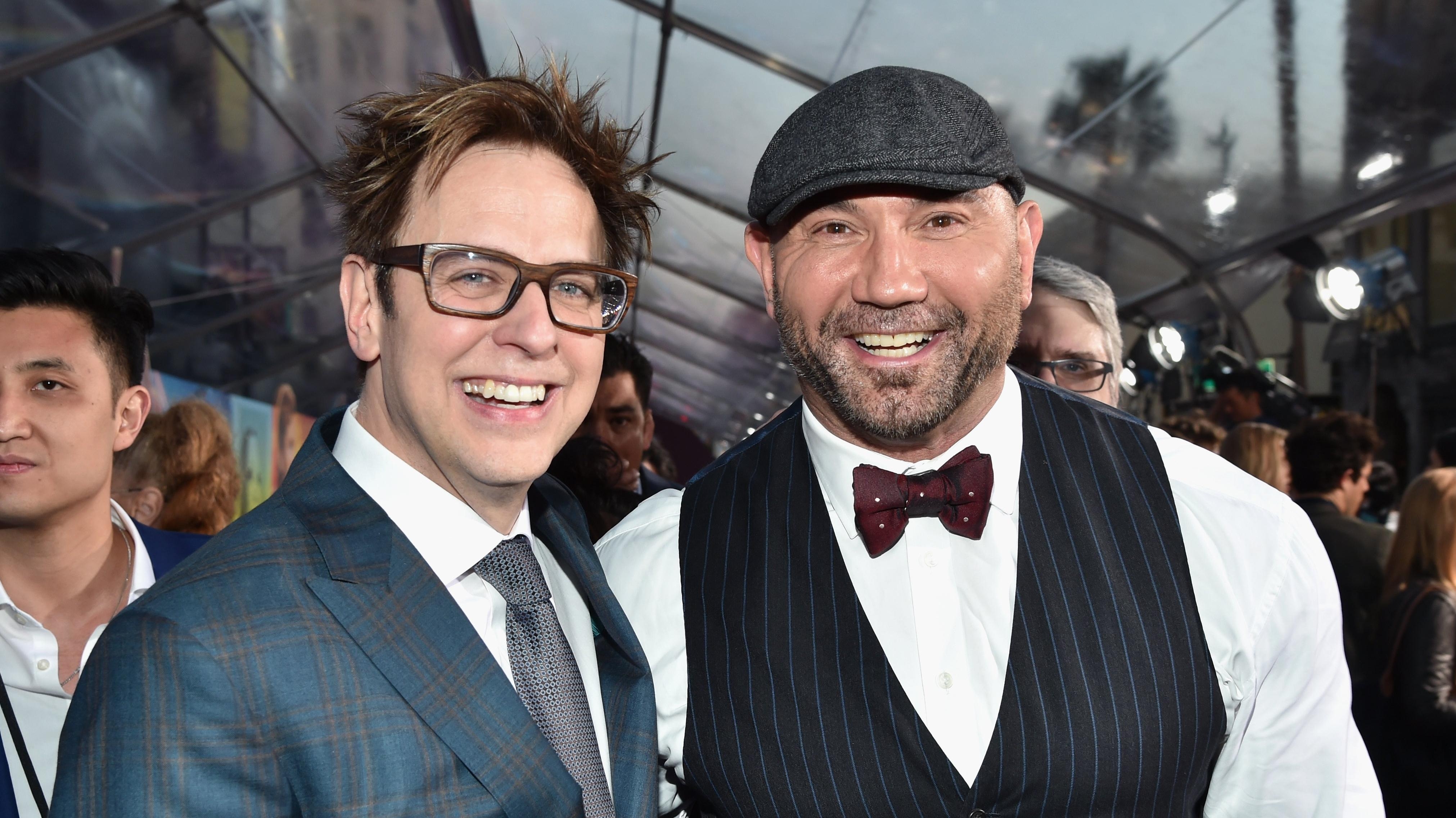 James Gunn reminds Dave Bautista that he's his one and only Drax