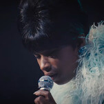 Jennifer Hudson commands, well, you know, as Aretha Franklin in the trailer for Respect