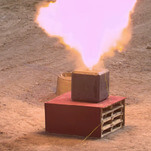 Let's drop a live grenade into a 1450-pound steel box, shall we?