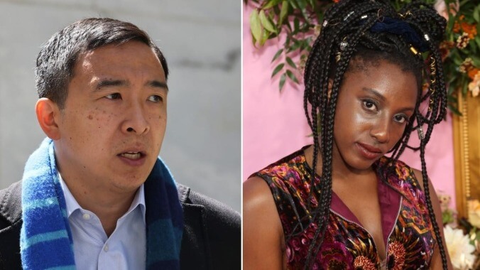 Dear god, Andrew Yang's face when Ziwe asked him to name his favorite Jay-Z song