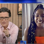 Ziwe reintroduces herself to former boss and career template Stephen Colbert