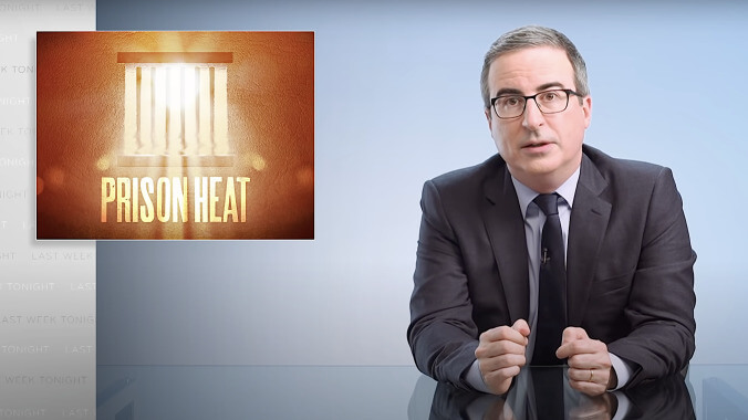 John Oliver welcomes summer by reminding you that prisons are cooking people to death