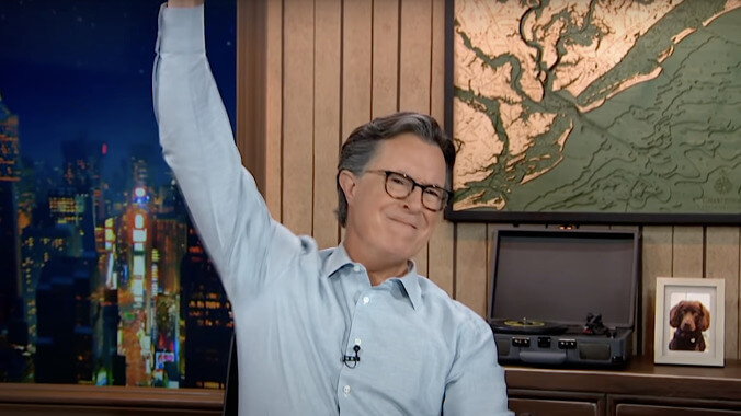 Stephen Colbert bids a triumphant, less-than-fond farewell to A Late Show