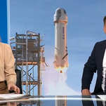 Hosts of Australia's Today giggle their way through a segment on Jeff Bezos' weiner-shaped spacecraft