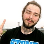 Refusing to be outdone by Lil Uzi Vert's forehead diamond, Post Malone gets some diamond fangs
