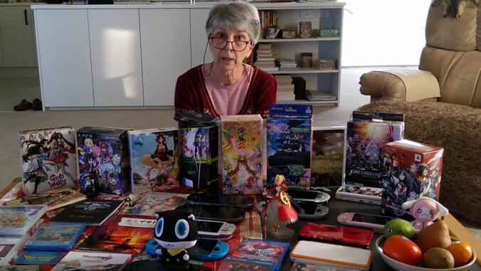 Meet Food4Dogs, an elderly lady from New Zealand who loves the PlayStation Vita and unboxing video games