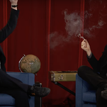 Conan O'Brien finally takes Seth Rogen's advice and smokes weed onstage