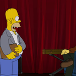 Conan's old pal Homer Simpson stopped by to conduct his TBS exit interview