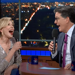 Christine Baranski and Stephen Colbert reopen Broadway, side-by-side
