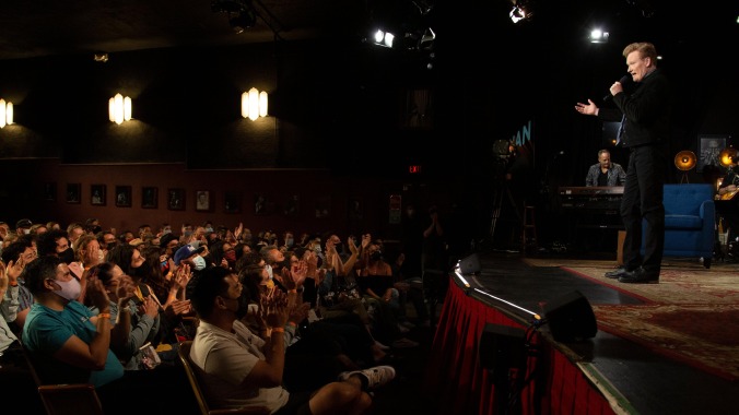 The view from one of the final Conan tapings