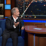 Stephen Colbert completes his hobbit collection by answering Dominic Monaghan and Billy Boyd's riddles