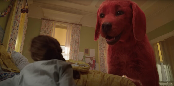 Holy shit, look how big and red this dog is!