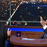 Harvey Keitel tells Stephen Colbert the winding tale of how he finally won his wife over