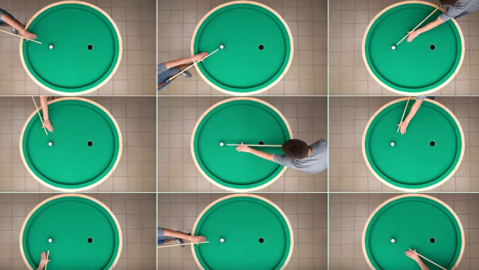 Man sucks at pool so bad that he designed a table where every shot goes in