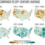 The NOAA updates its 30-year "climate normals," and yeah, that tracks