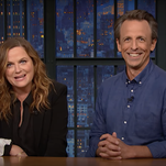 Amy Poehler and Seth Meyers ask, "Really!?!," of the billionaires fleeing Earth in vanity rockets