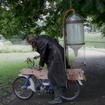 Man fuels his personal fart-cycle with gas from a swamp