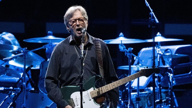 Eric Clapton says he won't play for 