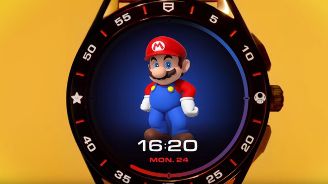 You may now buy an ugly, slow, Mario-themed TAG Heuer smartwatch for $2,150