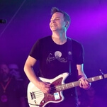 Mark Hoppus is at least feeling well enough to pick up his bass again