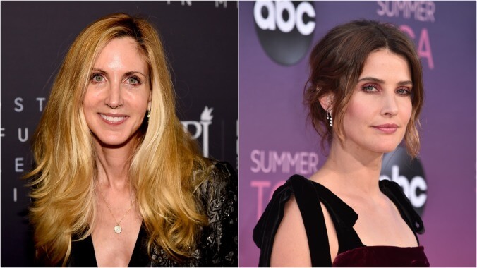 Cobie Smulders會彈each：美國犯罪故事貝蒂·吉爾平（Betty Gilpin）出口後的安·庫爾特（Ann Coulter）