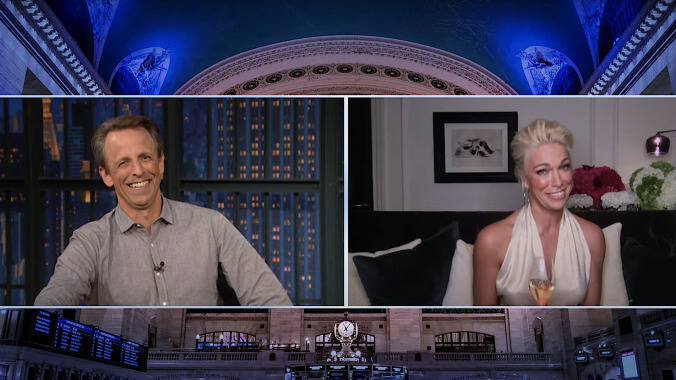 Hannah Waddingham tells Seth Meyers it's no shame that all the Ted Lasso boys love show tunes