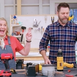 Amy Poehler and Nick Offerman have fun with TikTok dances in this Making It exclusive clip