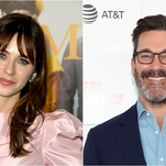 Zooey Deschanel and Jon Hamm will play a scandalous Hollywood couple in a new narrative podcast