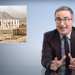 John Oliver wades into the American-made Afghanistan refugee crisis on Last Week Tonight