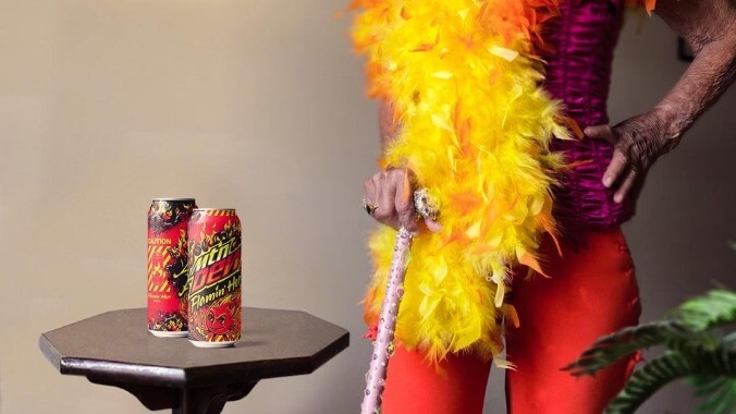 Octogenarian influencers are hawking Flamin' Hot Cheetos flavored Mountain Dew