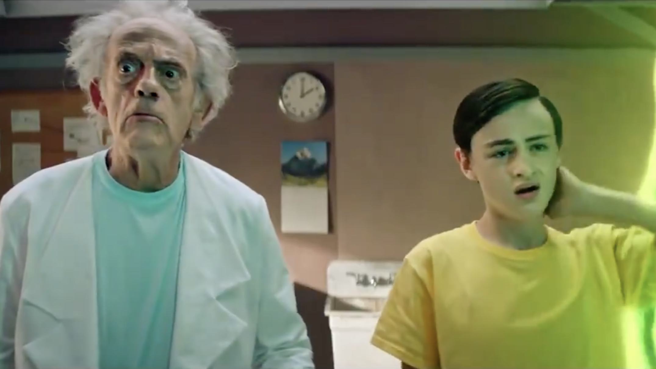 Christopher Lloyd is Rick Sanchez in live-action teaser clip for Rick And Morty season finale