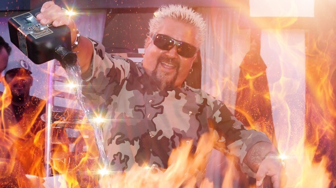 The unknowable Guy Fieri, pandemic folk hero and political Rorschach test