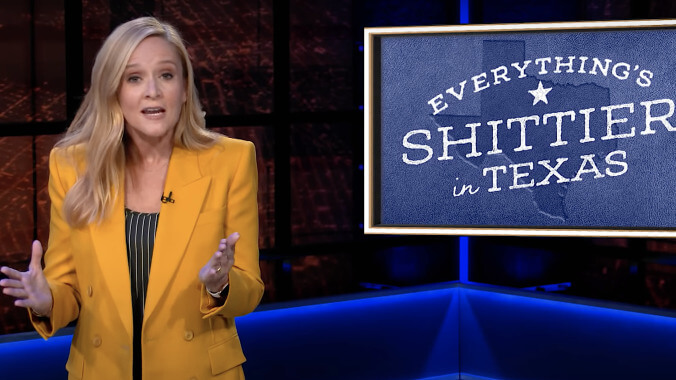 Sam Bee cusses out the obscenity that is Texas' 