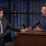 On Late Night, John Mulaney unpacks his truly eventful year, starting with Seth Meyers' intervention