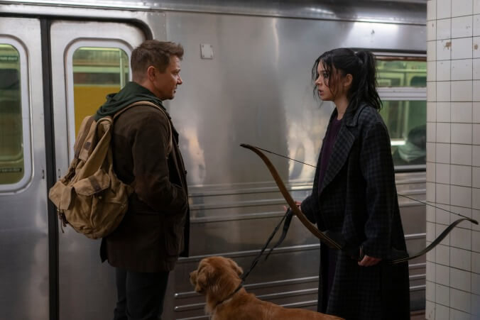 Jeremy Renner and Hailee Steinfeld team up in first action-packed trailer for Hawkeye