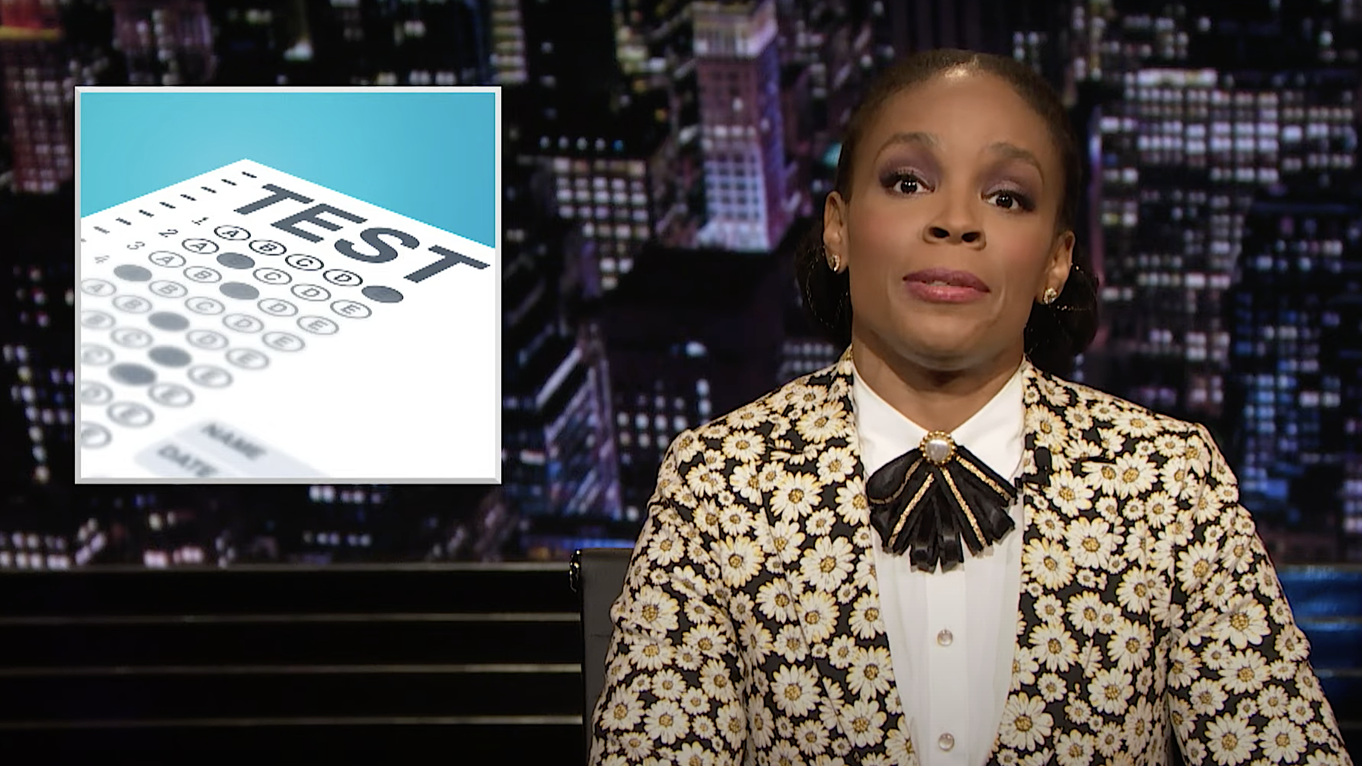 As kids head back to class, Amber Ruffin schools viewers on the racist legacy of the SATs