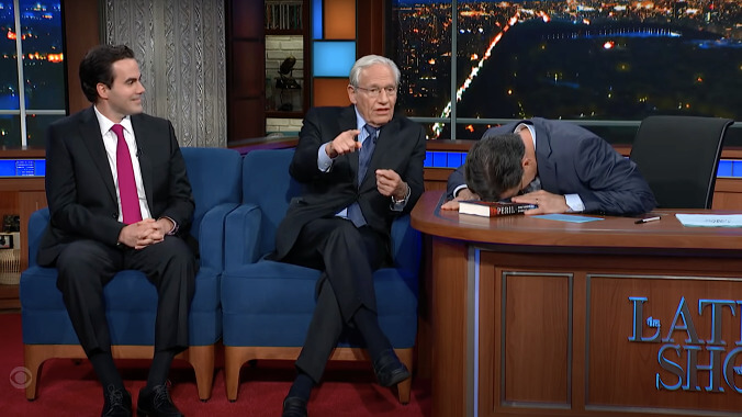 Bob Woodward tells Stephen Colbert just how close we came to losing American democracy, or worse