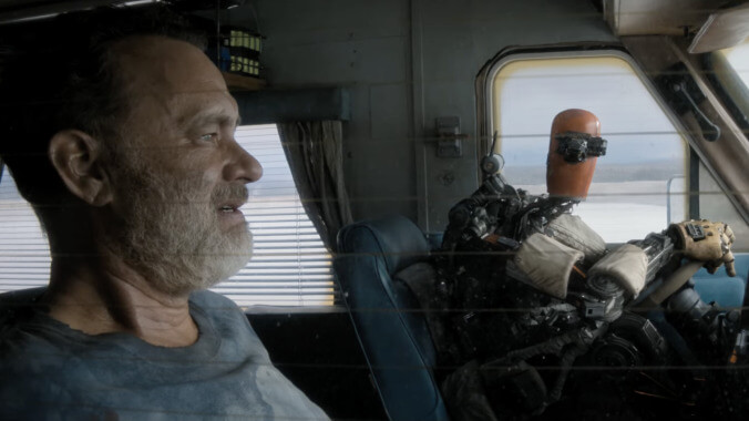 Tom Hanks outruns a climate disaster with a dog and a robot in trailer for Finch