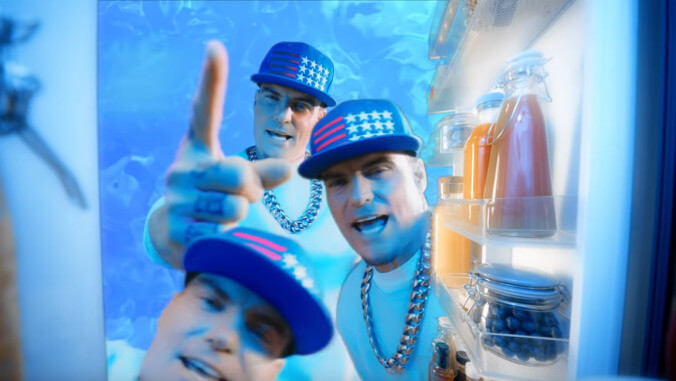 Vanilla Ice has been pulled from the deep freeze to rap about Samsung refrigerators