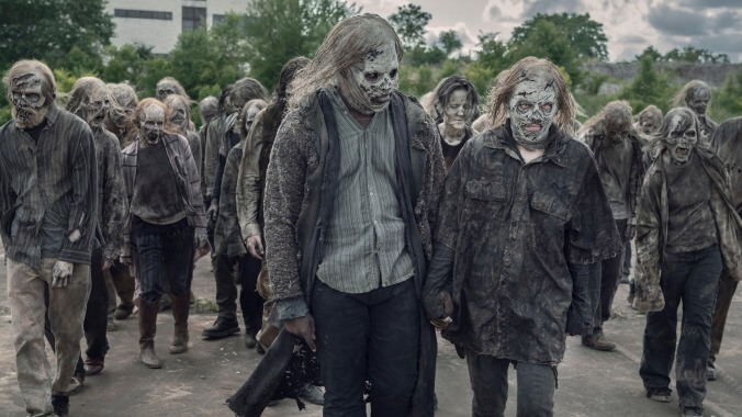 Everyone tries to calm things down on a workmanlike The Walking Dead