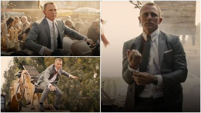 Daniel Craig’s pick-and-pick suit in Skyfall (2012)