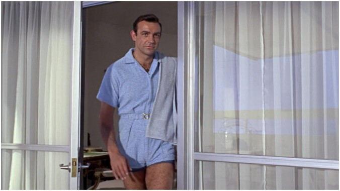 Sean Connery’s terrycloth onesie in Goldfinger (1963)