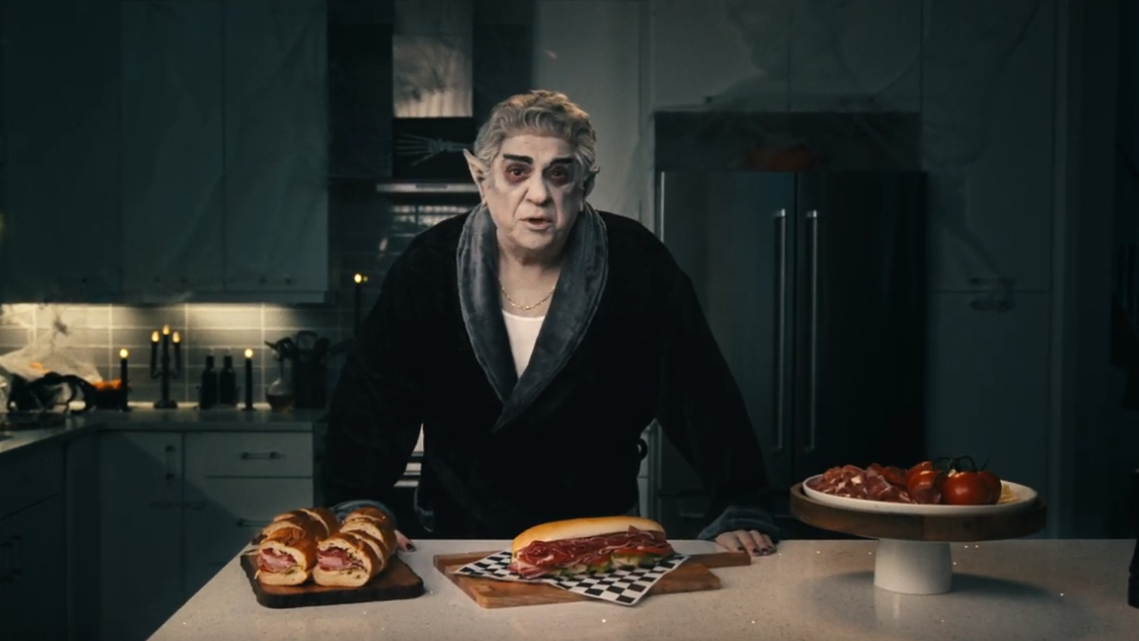 The Sopranos‘ “Big Pussy” Bonpensiero stars in deli meat Halloween ad campaign as “The Gabaghoul”