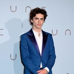 Well, here's our first look at Timothée Chalamet as Willy Wonka