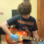 Guitarist conducts study to find out how many gloves he can wear while playing 